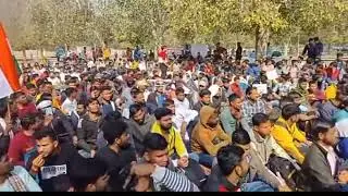 एक ही नारा,एक ही माँग,RE EXAM,RE EXAM/UP POLICE#viveksirexampur #rwa #uppoliceexam विशाल धरना