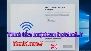 How to fix stuck on let's connect you to a network windows 11 installation