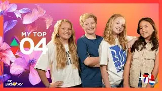 JESC 2024 / My top 4 [New: 🇫🇷🇩🇪🇲🇹🇳🇱]