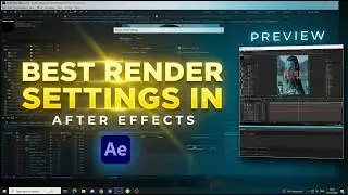 best render settings after effects | after effects render settings edit