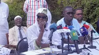 Conférence de presse organisé par la famille d'Oumar Diop (fatimata Mbaye)