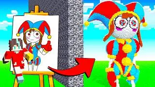 ¡Trollé con DIBUJOS de AMAZING DIGITAL CIRCUS Ep2 en Minecraft!🎪🤯 - Misaki Gamer