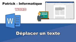 Tuto Word 2019 - Déplacer un texte