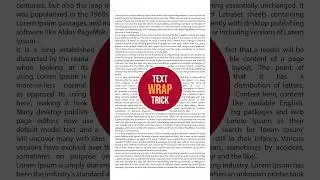 How to make text wrap in Adobe Illustrator