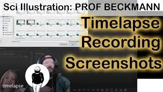 Time Lapse Screen Shot Pipeline: Scientific Illustration Chronolapse