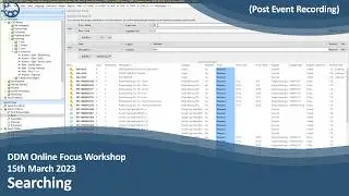 DDM Focus Workshop - Searching