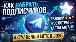 Как Накрутить Подписчиков В Телеграм Канал? (Просмотры, Реакции и Бот Старты)