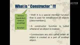 What is constructor and destructor in c++