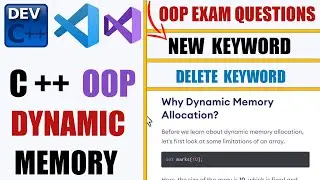 Dynamic Memory in OOP | C++ Programming