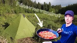 Solo camping White Carpathians | Couscous in a pan
