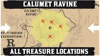 ALL Calumet Ravine Treasure Map Location