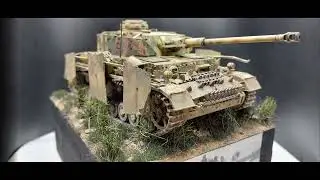 Diorama 1:35 /Panzer 4 Border Modell