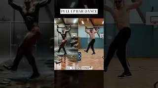 PULL UP DANCE 👾AI vs. 👨🏻 Human!  #pullupdance #bardance #calisthenics  #fitness #ai #sports #shorts