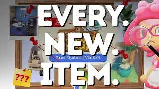 ✨EVERY New Item in ACNH 3.0 Update (All 40+ Items Analysed)🔍✨