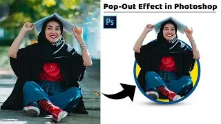 Photoshop Circle Pop Out Effect || how to make a 3d pop out effect in photoshop | Photoshop Tutorial