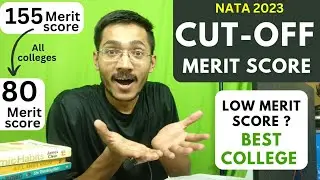 NATA Cut-Off 2023 | All State Colleges NATA Cut-Off | Low Merit Colleges | Sachin Prajapat