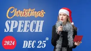 Simple Christmas speech in english/Christmas speech for kids