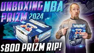 2024 PRIZM NBA Hobby Box! $800 Rip—Is It Worth It? 🔥