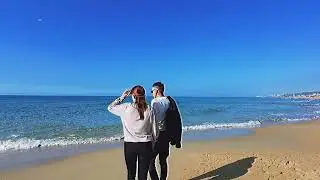 mediterranean beach walk