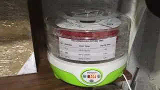 Сушка пластика 3D принтера из сушилки для овощей