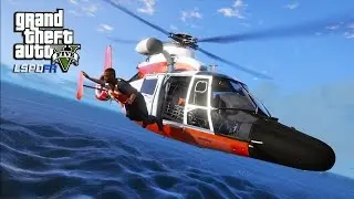 GTA 5 LSPDFR RIDE ALONG - DAY 28 - USCG SAVE ME!! (GTA 5 PC MODS)