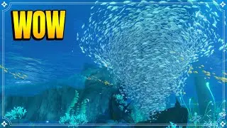 Simply WOW | Beautiful Place in The Great Fontaine Lake  |【Genshin Impact】