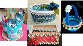 5 Waste Material Reuse Ideas /Useful craft ideas from best out of waste/How to reuse waste material