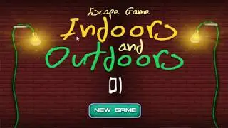 Escape Game Indoors And Outdoors 1 WalkThrough - FirstEscapeGames
