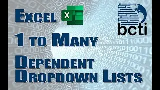 Excel - 1 to Many: Dependent Dropdown List