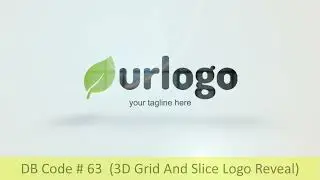 63 3D Grid And Slice Logo Reveal # 63