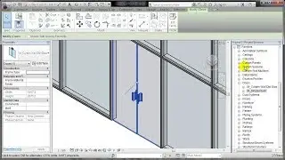 Revit 2019: How to Add Doors To Curtain Walls