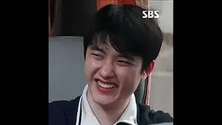 Kyungsoo just HAHA    haha    HEhe    Hehehe and everything became so lively and fun  Adorable laugh