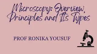 Microscopy: Overview, Principles, and Types