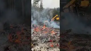 John Deere Log Skidder on a fire break. #johndeere #heavyequipment #logging