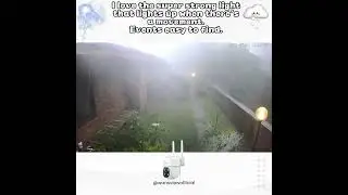 Incredible videos captured by our Wansview W7 security camera during a hurricane and hail storm!
