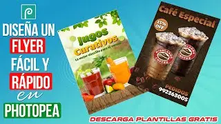 How to Create a Flyer in Photopea Easily and for Free | FREE Template