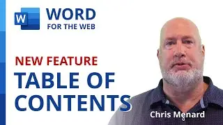 How to add Table of Contents in Word for the Web | New Feature