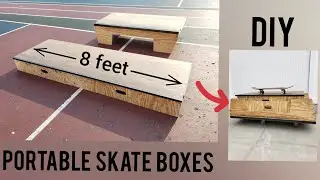DIY Portable Skatepark (Skateboard Grind Box and Manual Pad)