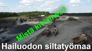 Hailuodon siltatyömaan louhos 8/12