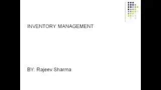 InventoryManagement System Project PPT