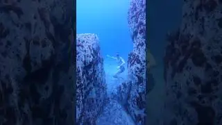 Man doesn't breathe underwater. Barracuda Lake, Coron, The Philippines 🇵🇭