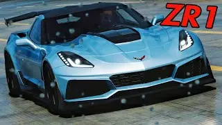 Corvette ZR1 racing supercars 4k in car view