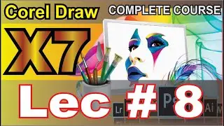 Text Tool with All Properties and Table Tool in Corel Draw X7|  graphic designing course Beginners