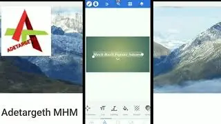 cara membuat header youtube di hp