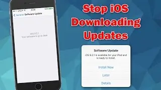 How to Stop iOS Automatically Downloading Software Updates on iPhone, iPod touch & iPad