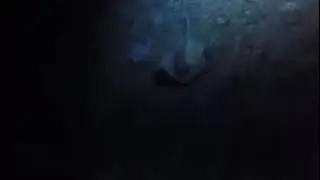 Night glass boat canoe in St.Thomas