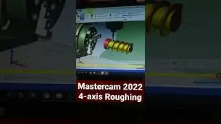 VMC 4 AXIS PROGRAMING IN MASTERCAM 2022 | VMC PROGRAMING |MASTERCAM 2022 