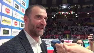 26-02-2023: Massimo Botti dopo la vittoria della Del Monte Coppa Italia di Piacenza
