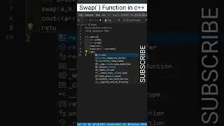 swap two numbers using swap( ) function in cpp 