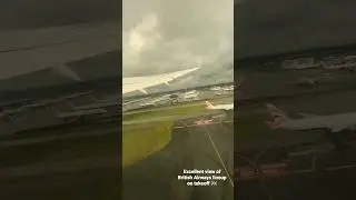 spectacular view of British Airways planes on takeoff 🇬🇧✈️